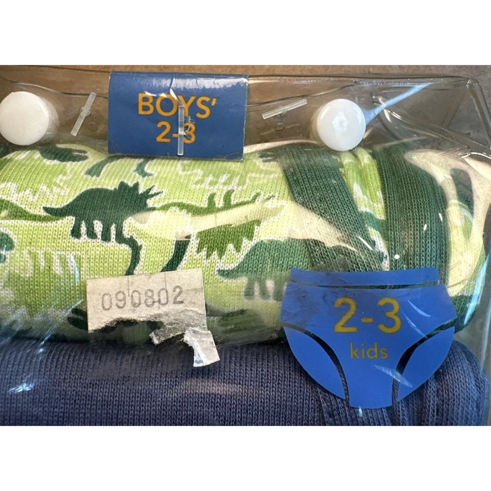 Vintage Carter's Super Comfy Undies Boys 2-3 (5 Pack) Dinosaur Soccer‎ Camo NEW